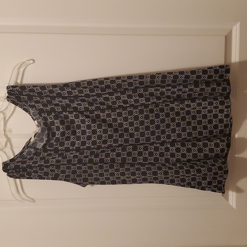 Black and white summer blouse